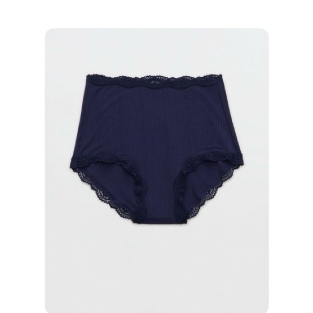 NWT Aerie Superchill Modal Lace High Waist Boybrief Panty